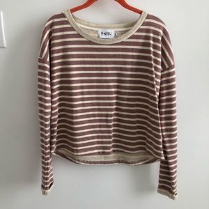 SABO Skirt Striped Sweater